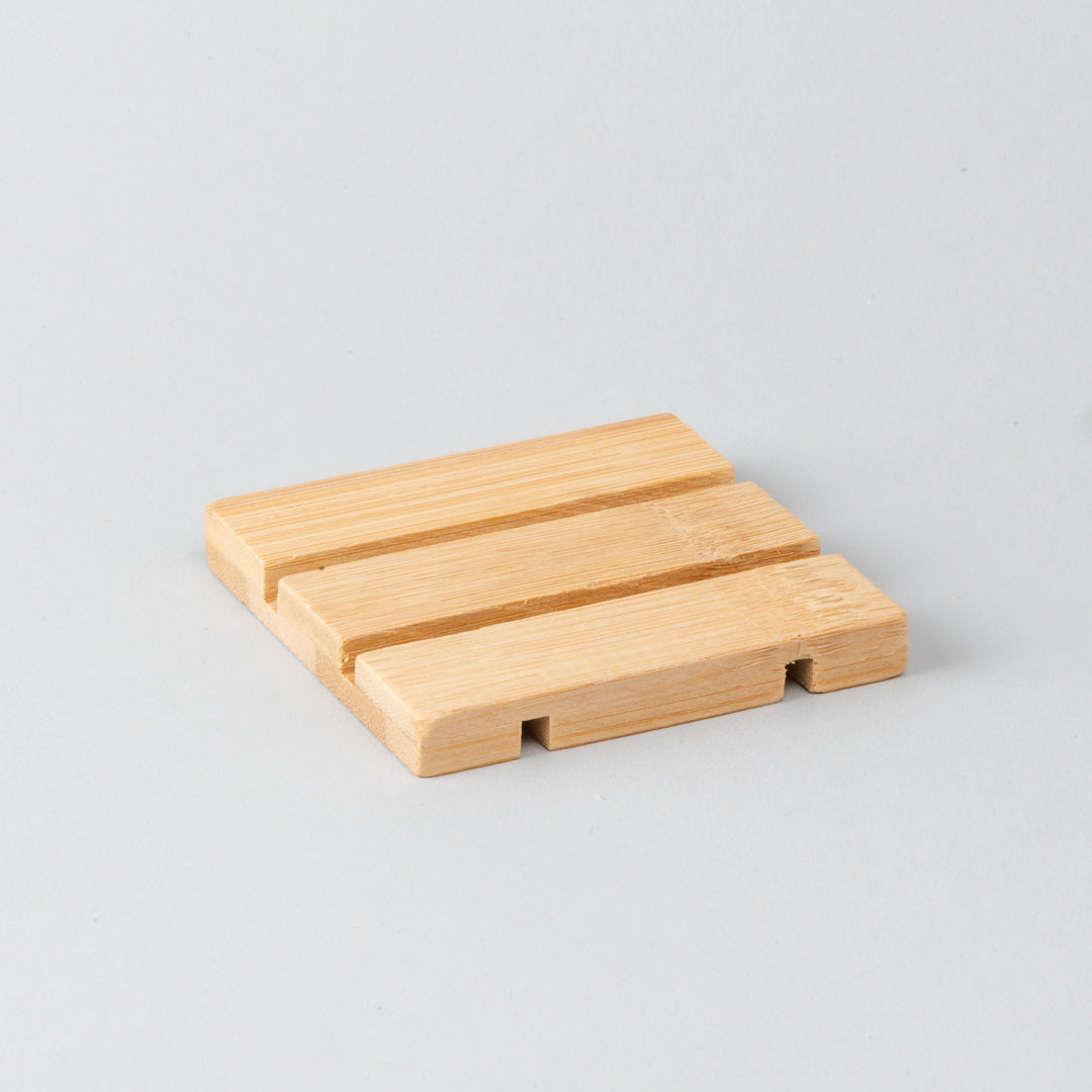 Square Wood Soap Dish